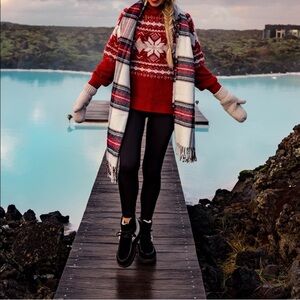 Abercrombie & Fitch scarf plaid ralph lauren theme original christmas pattern